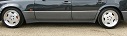 Sideskirts fits w124 E500